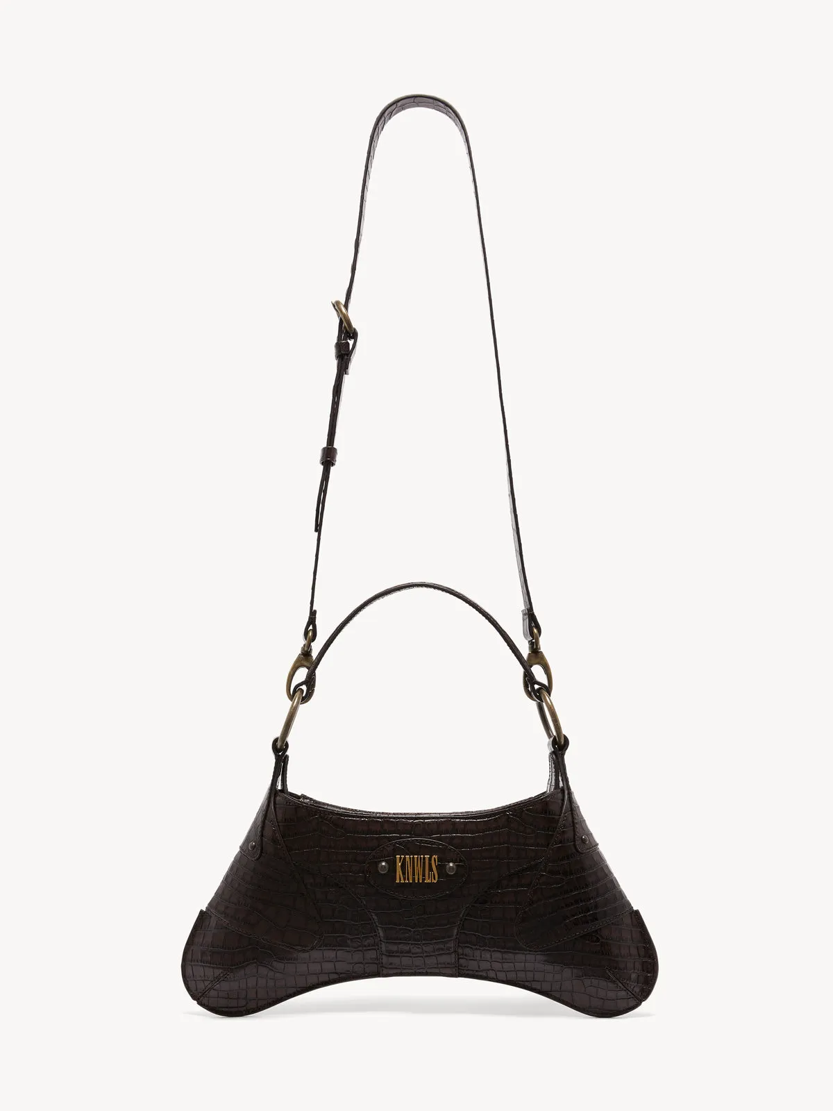 Razr Bag Espresso Croc sold by KNWLS product image thumbnail 2