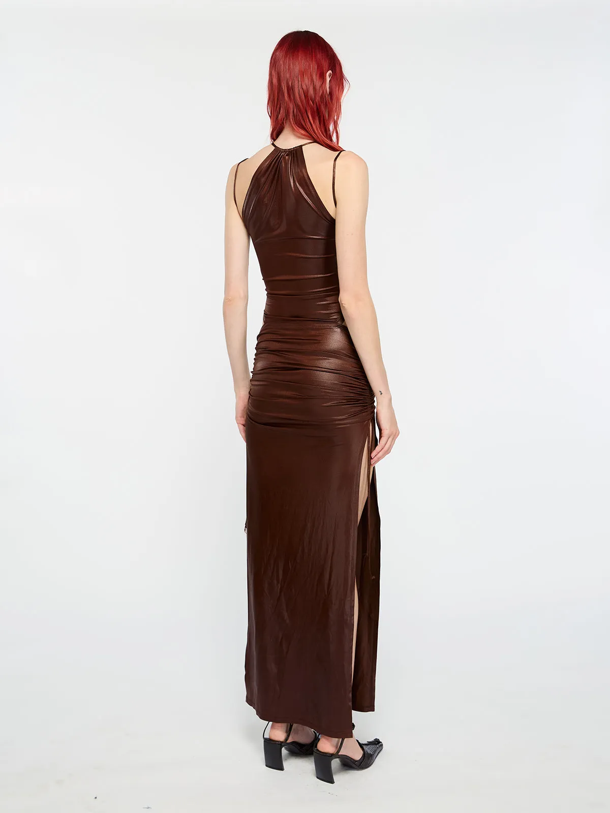 CU Dress Brown Burn sold by KNWLS product image thumbnail 3
