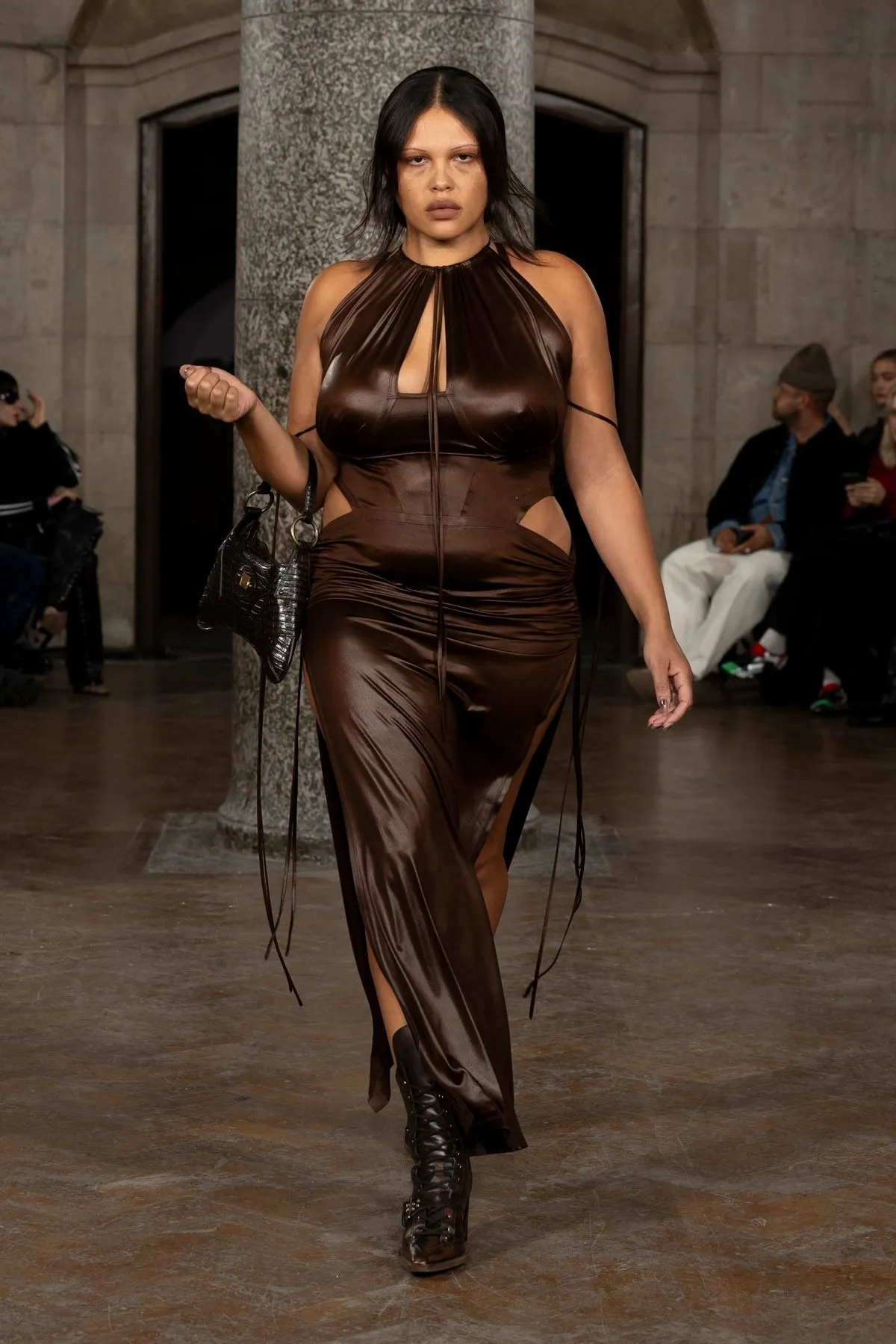 CU Dress Brown Burn sold by KNWLS product image thumbnail 5