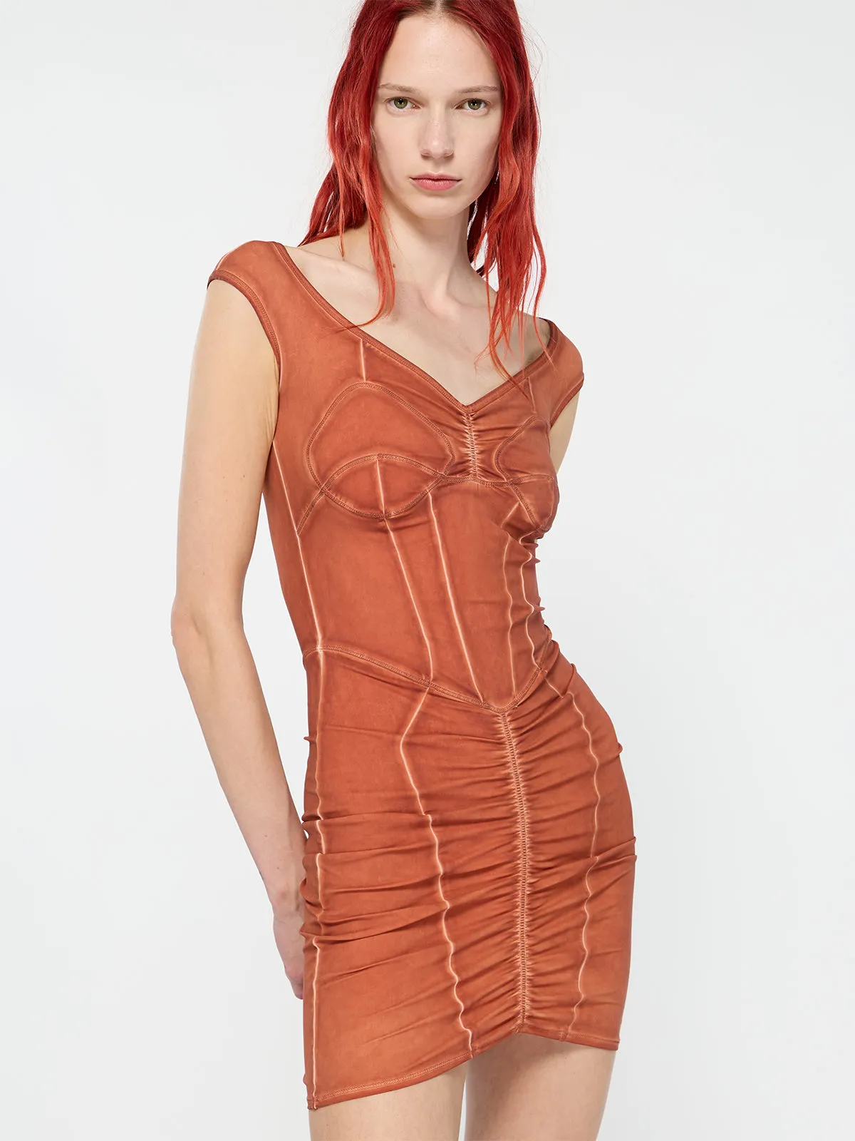 Ghost Dress Rust sold by KNWLS product image thumbnail 3