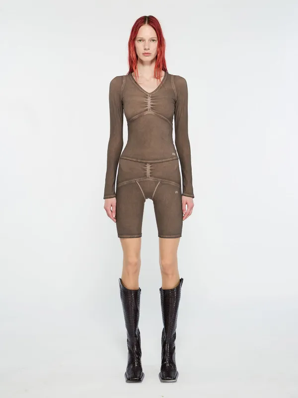 Ghost Shorts Brown made by KNWLS