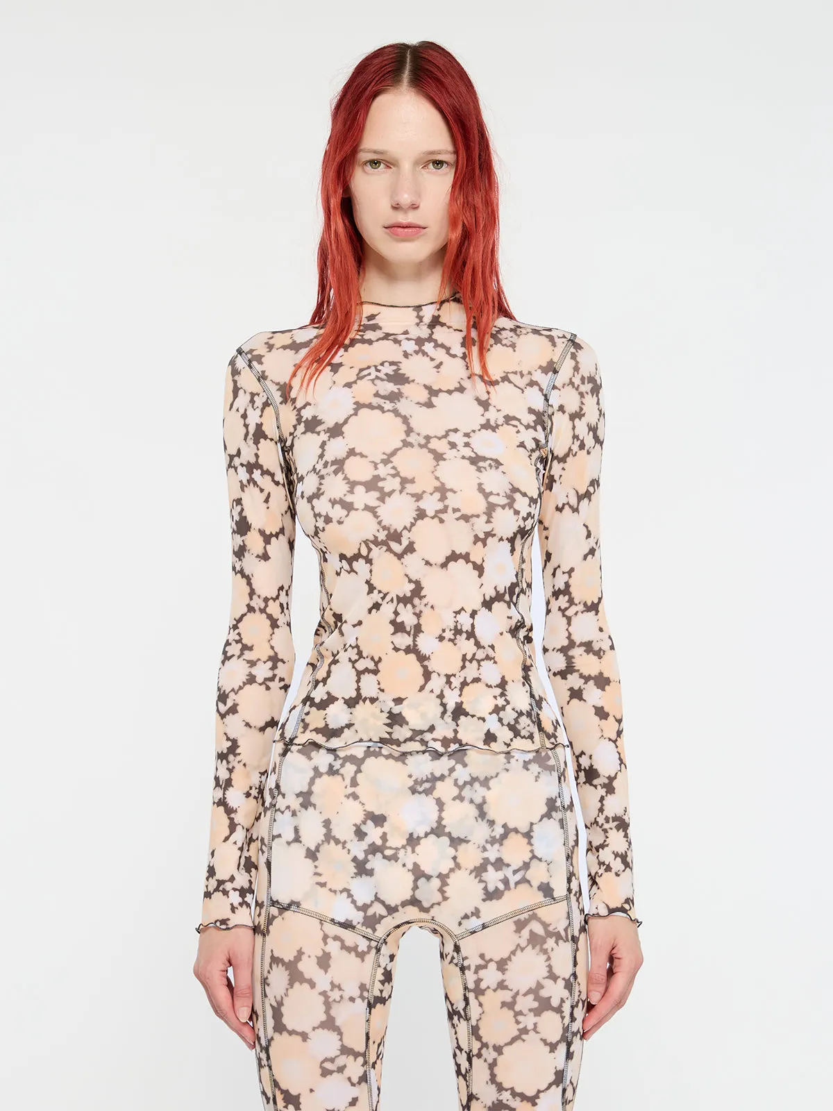 Halcyon Top Hazy Floral sold by KNWLS