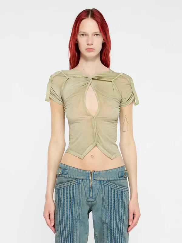 Twist Top Pale Olive sold by KNWLS