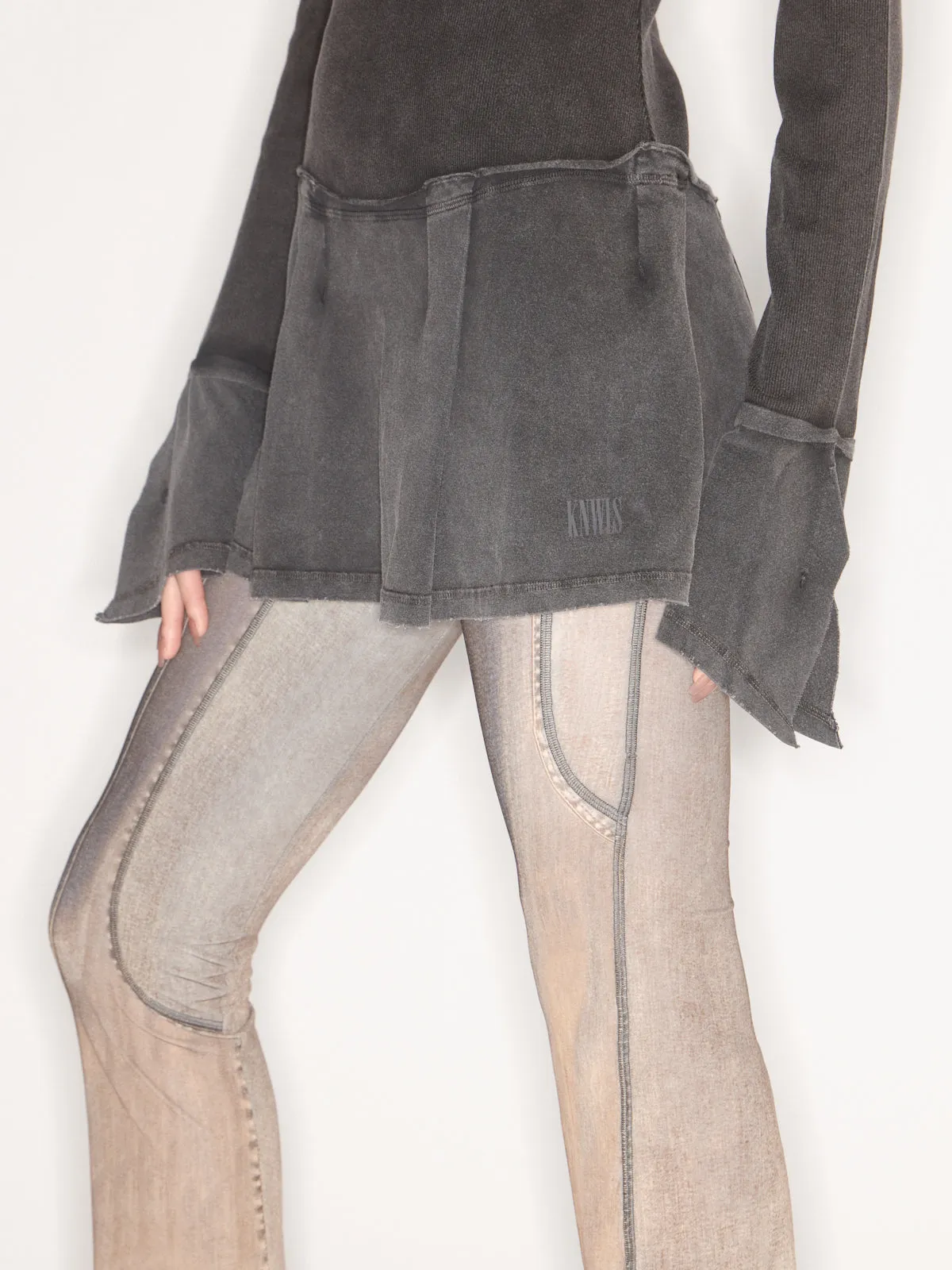 Bellona Dress Black Wash sold by KNWLS product image thumbnail 5