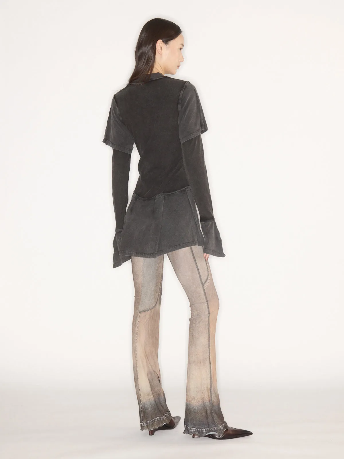 Bellona Dress Black Wash sold by KNWLS product image thumbnail 3