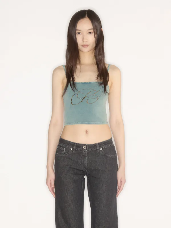 Cally Cami Teal made by KNWLS