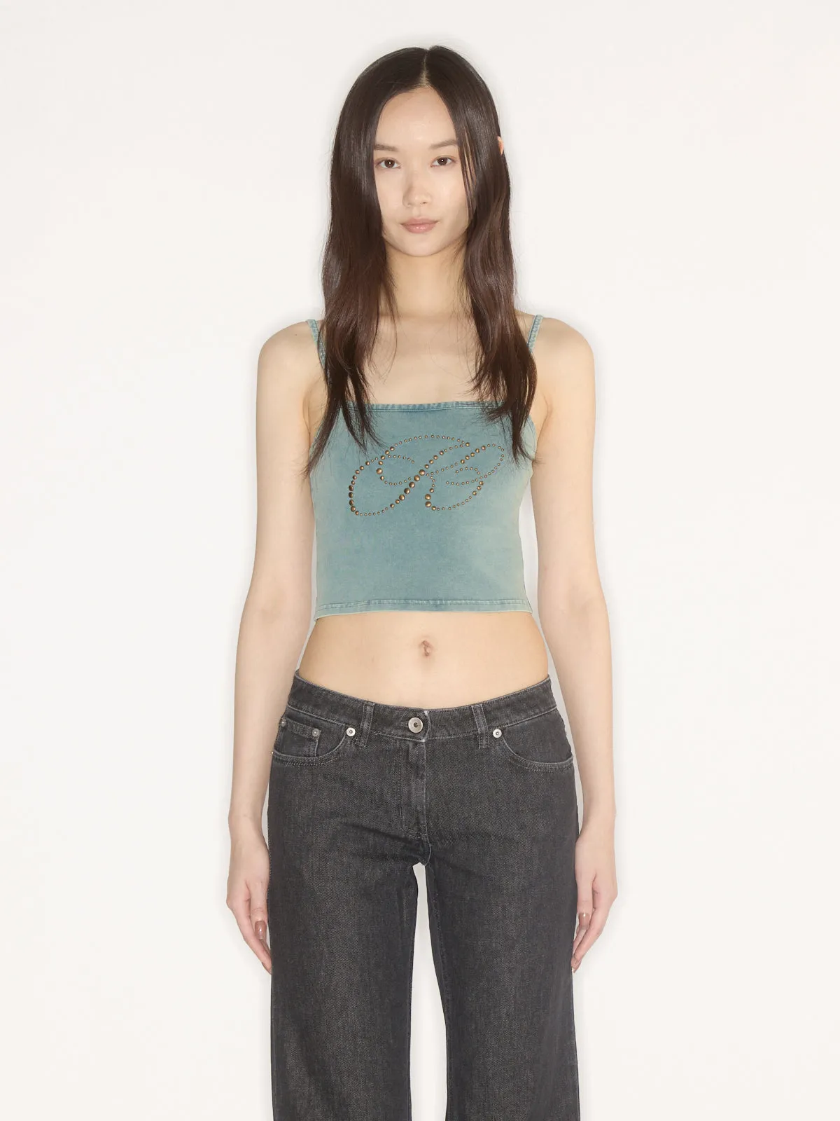 Cally Cami Teal sold by KNWLS