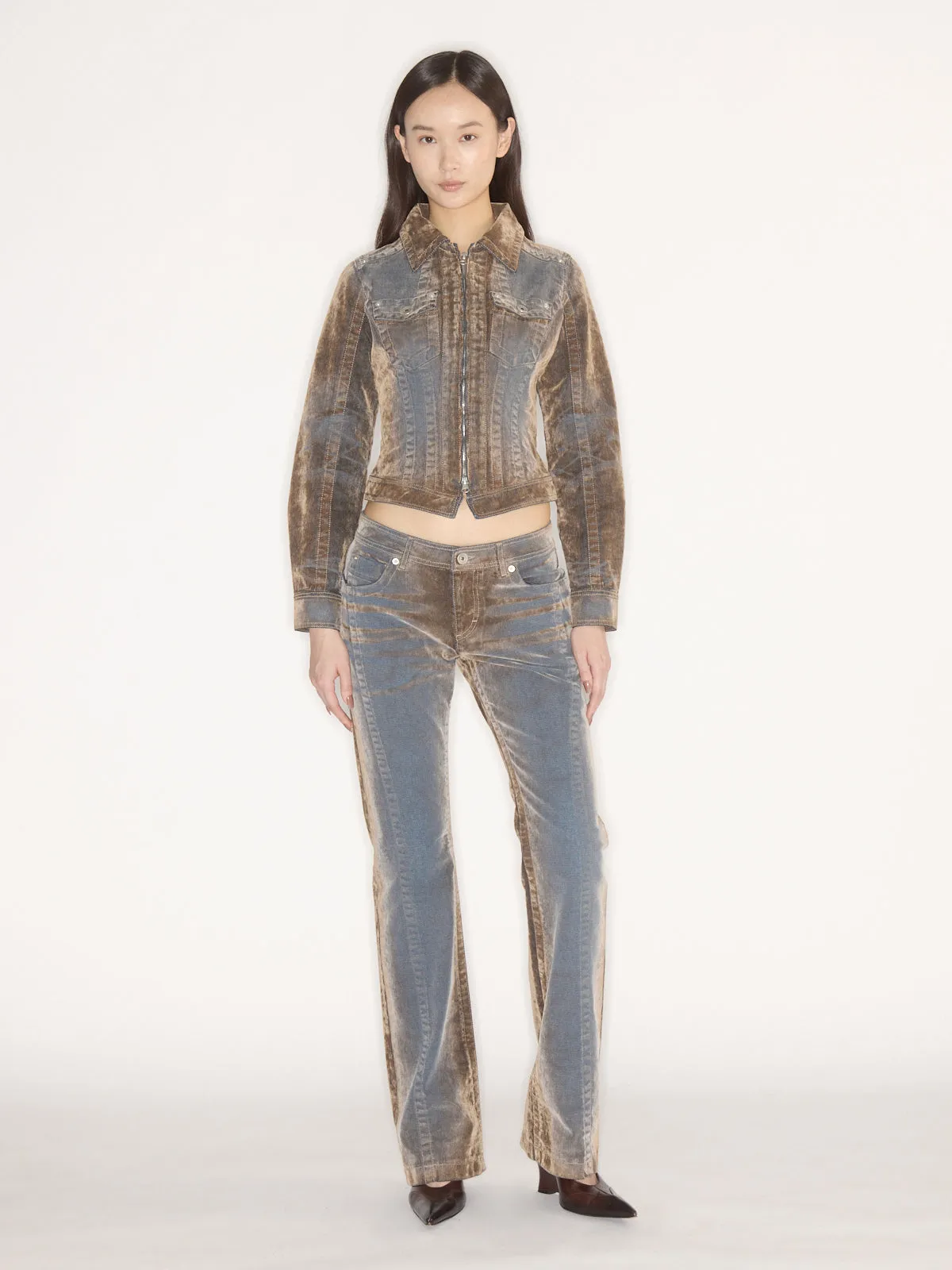 Flock Denim Jacket Stone sold by KNWLS product image thumbnail 2