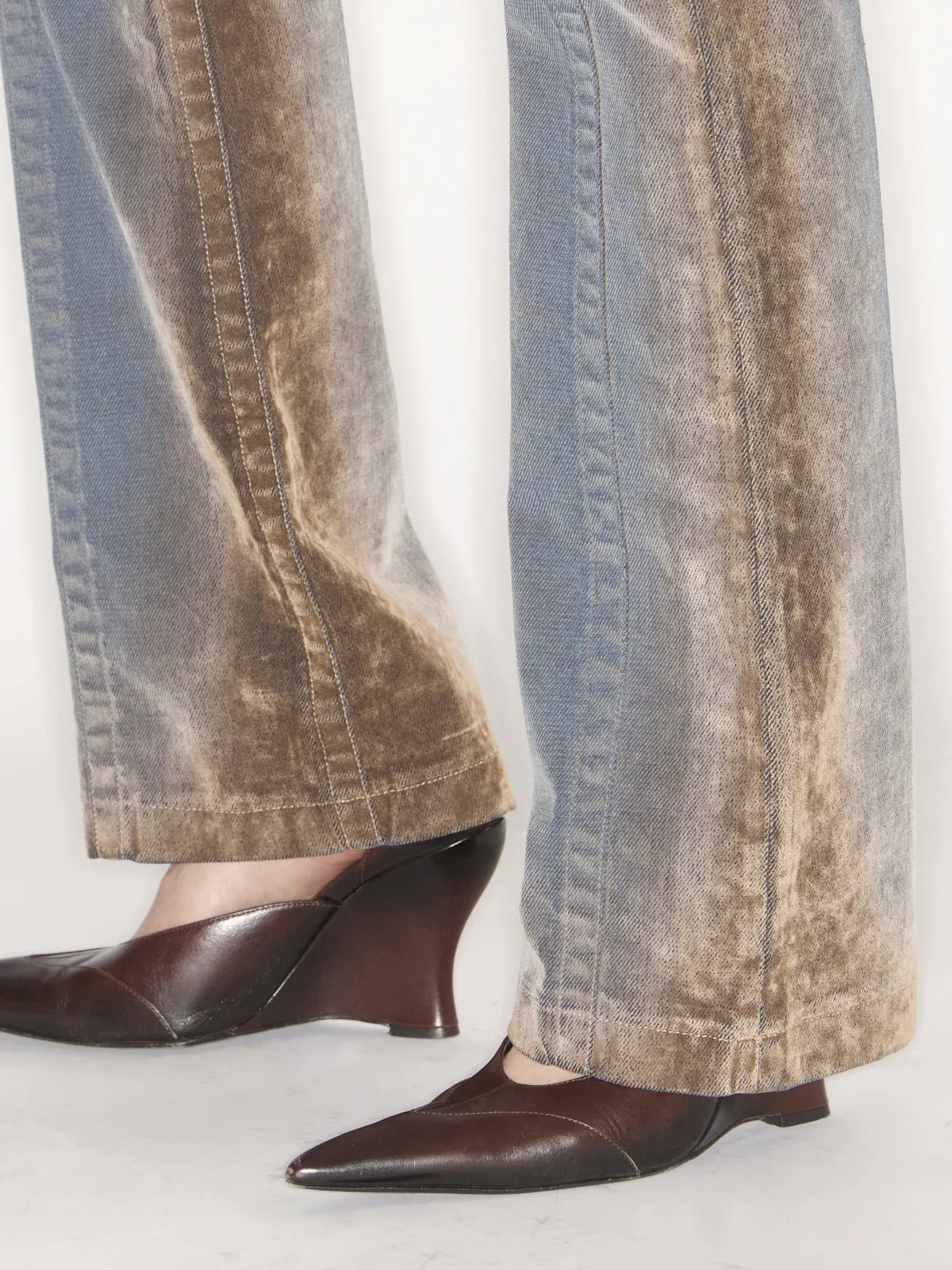 Flock Denim Trousers Stone sold by KNWLS product image thumbnail 4