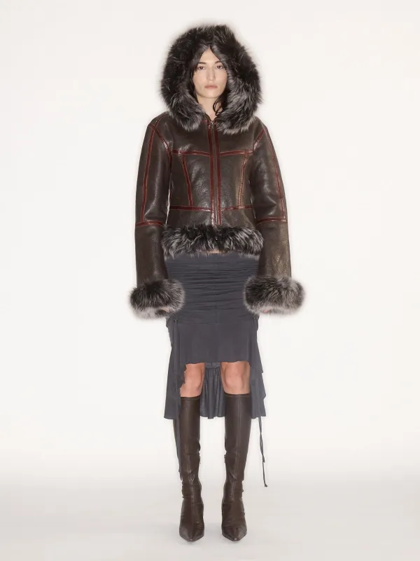 Koko Jacket Brown sold by KNWLS