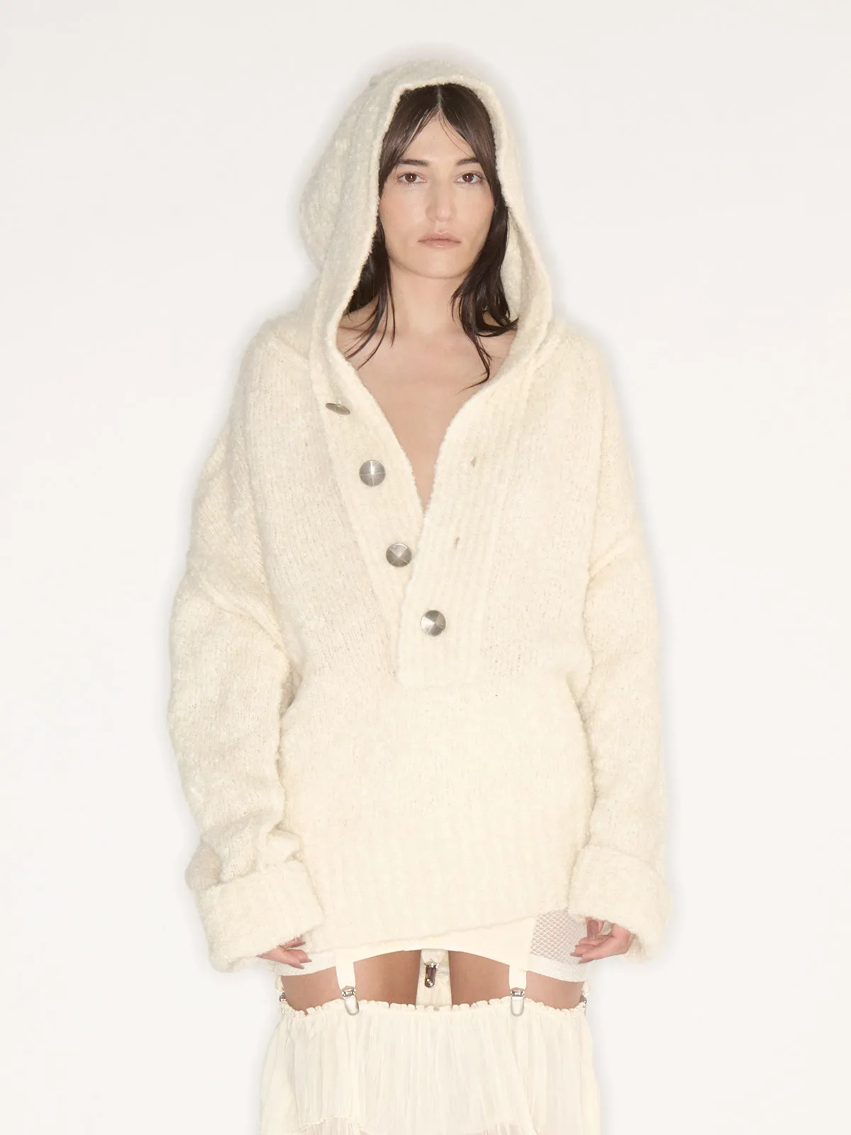 Mandi Jumper Ecru sold by KNWLS