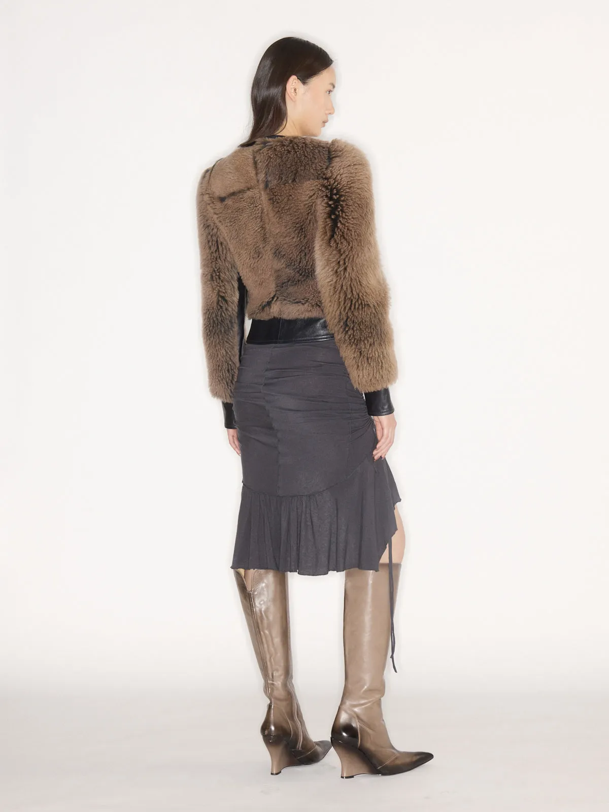 MG-Petrol Skirt Charcoal sold by KNWLS product image thumbnail 3