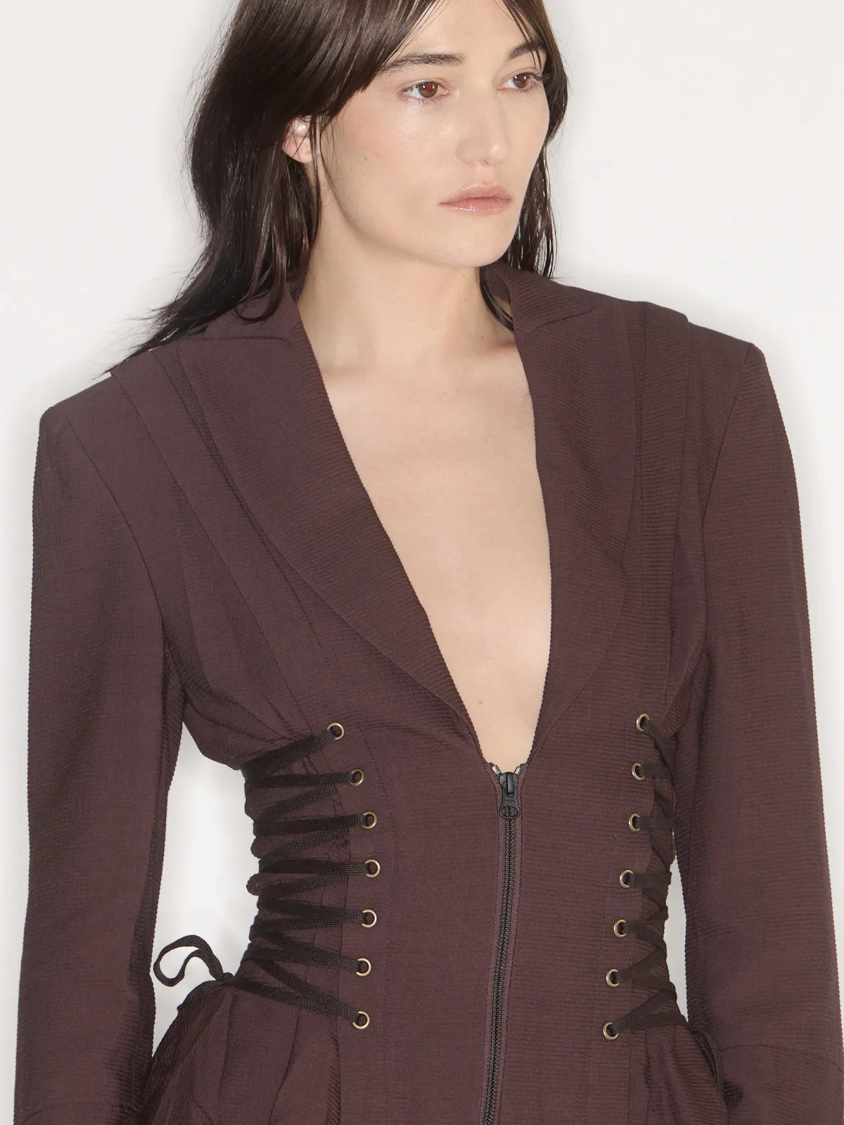 Moxie Jacket Aubergine sold by KNWLS product image thumbnail 5