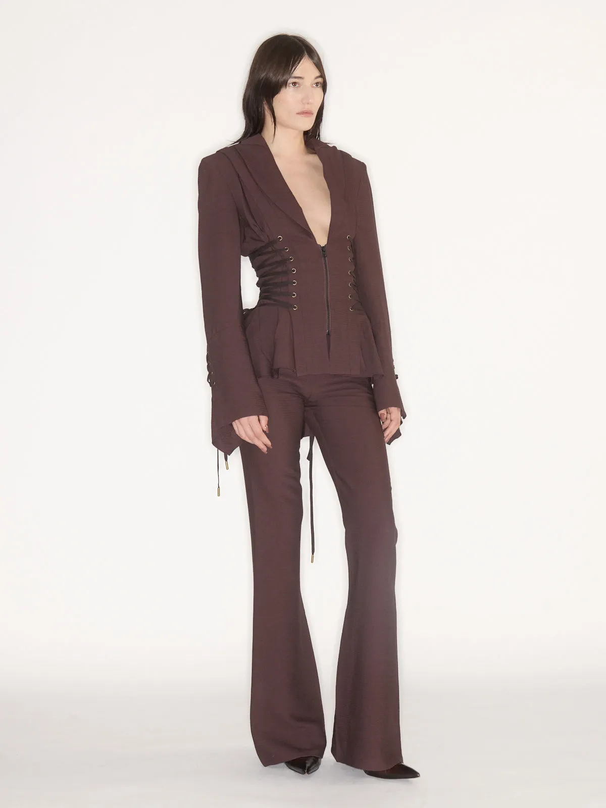 Moxie Trousers Aubergine sold by KNWLS product image thumbnail 2