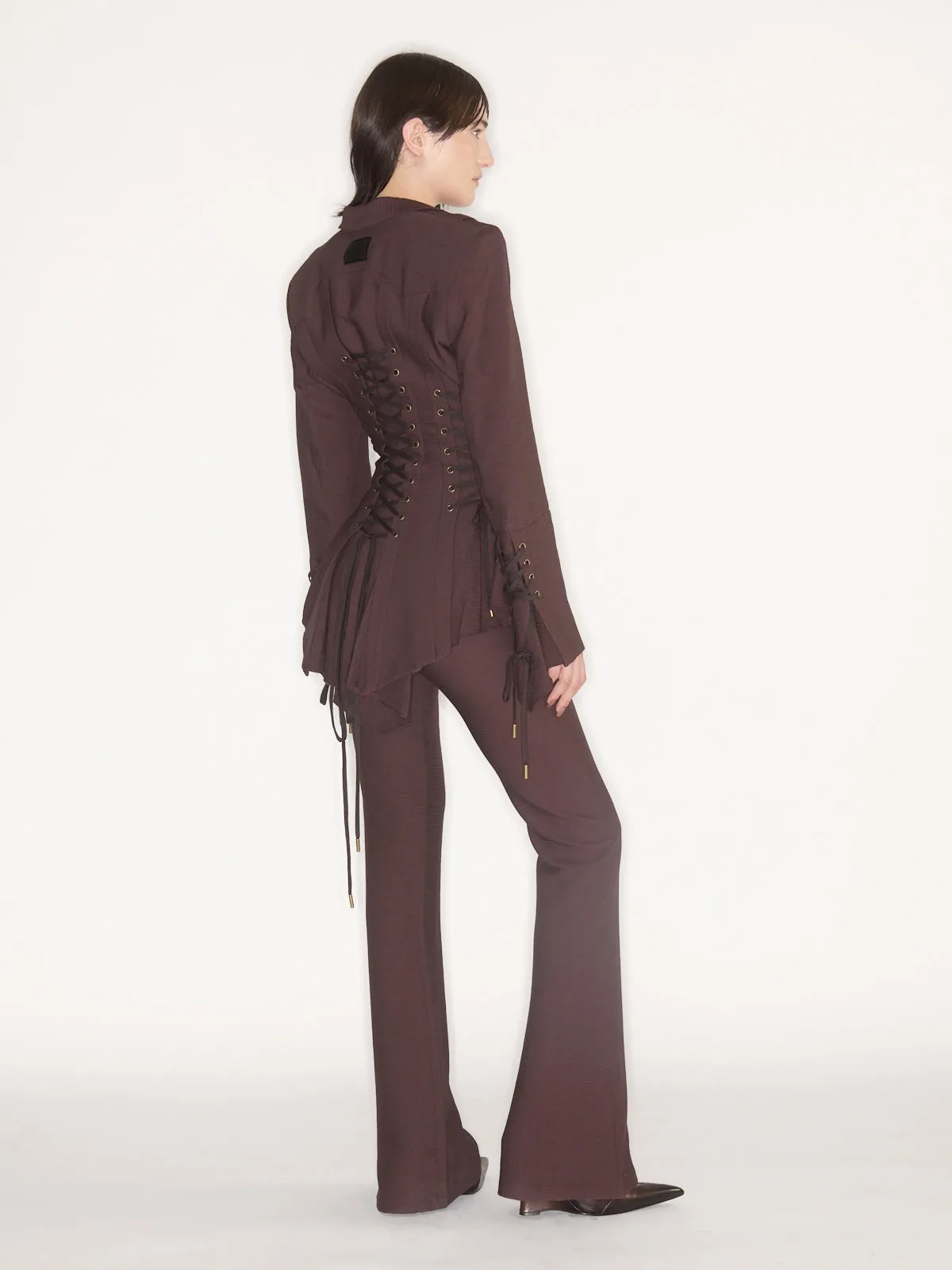 Moxie Trousers Aubergine sold by KNWLS product image thumbnail 3