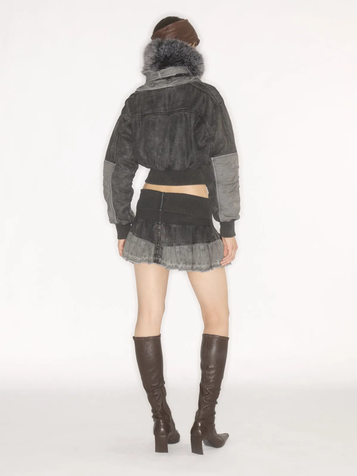 M60 x KNWLS Rib Mini Skirt sold by KNWLS product image thumbnail 2