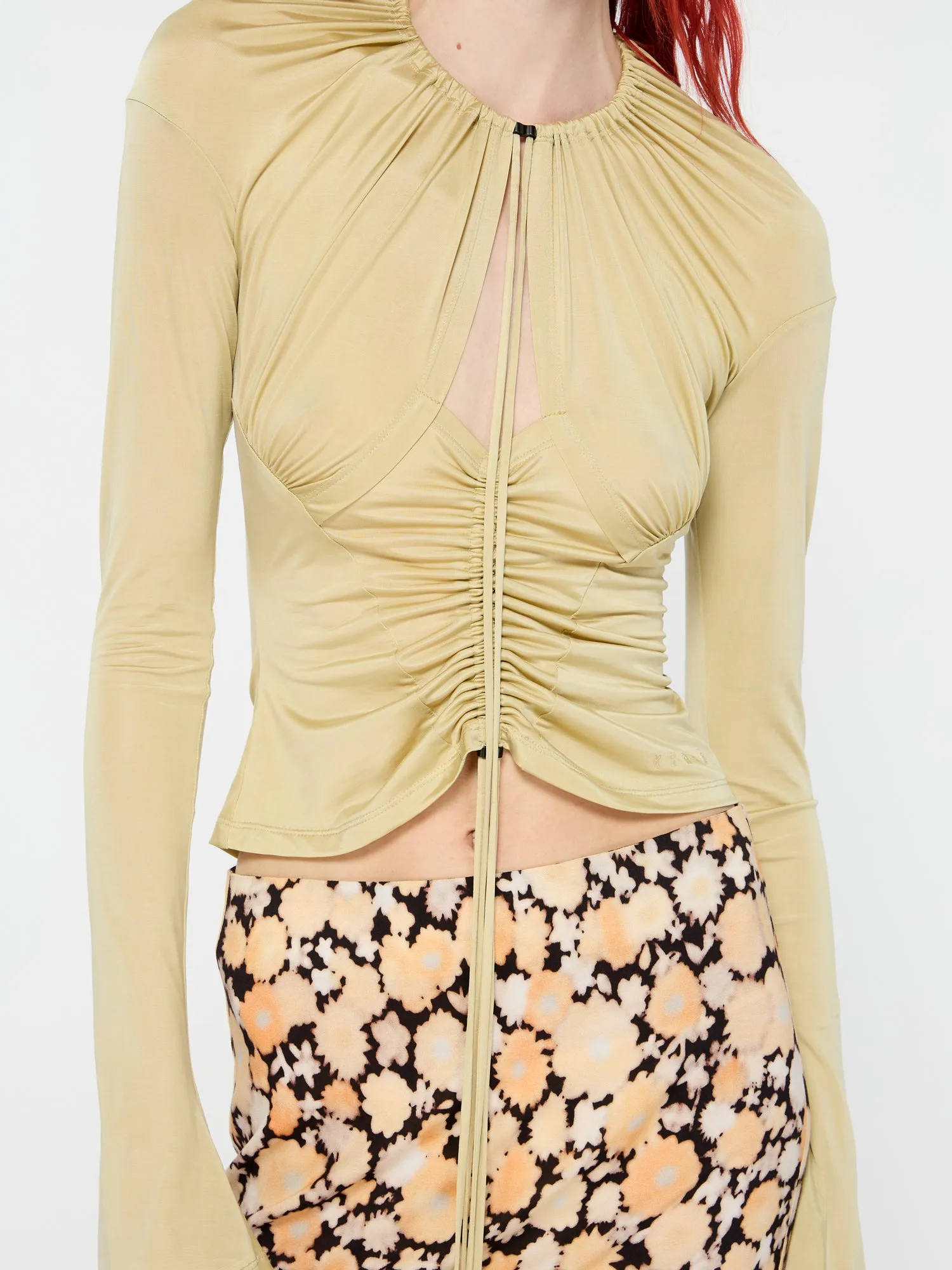 CU Blouse Pale Olive sold by KNWLS product image thumbnail 4