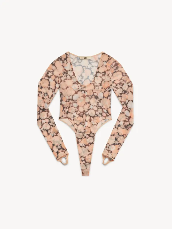 Haze Leotard Hazy Floral made by KNWLS