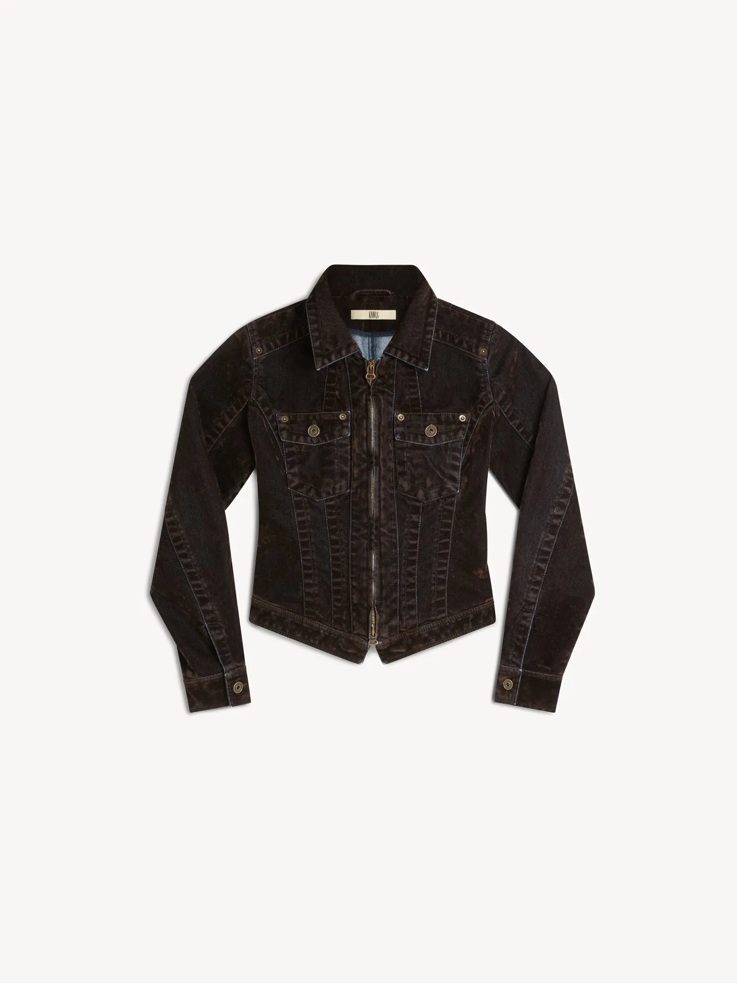 Flock Denim Jacket Dark sold by KNWLS
