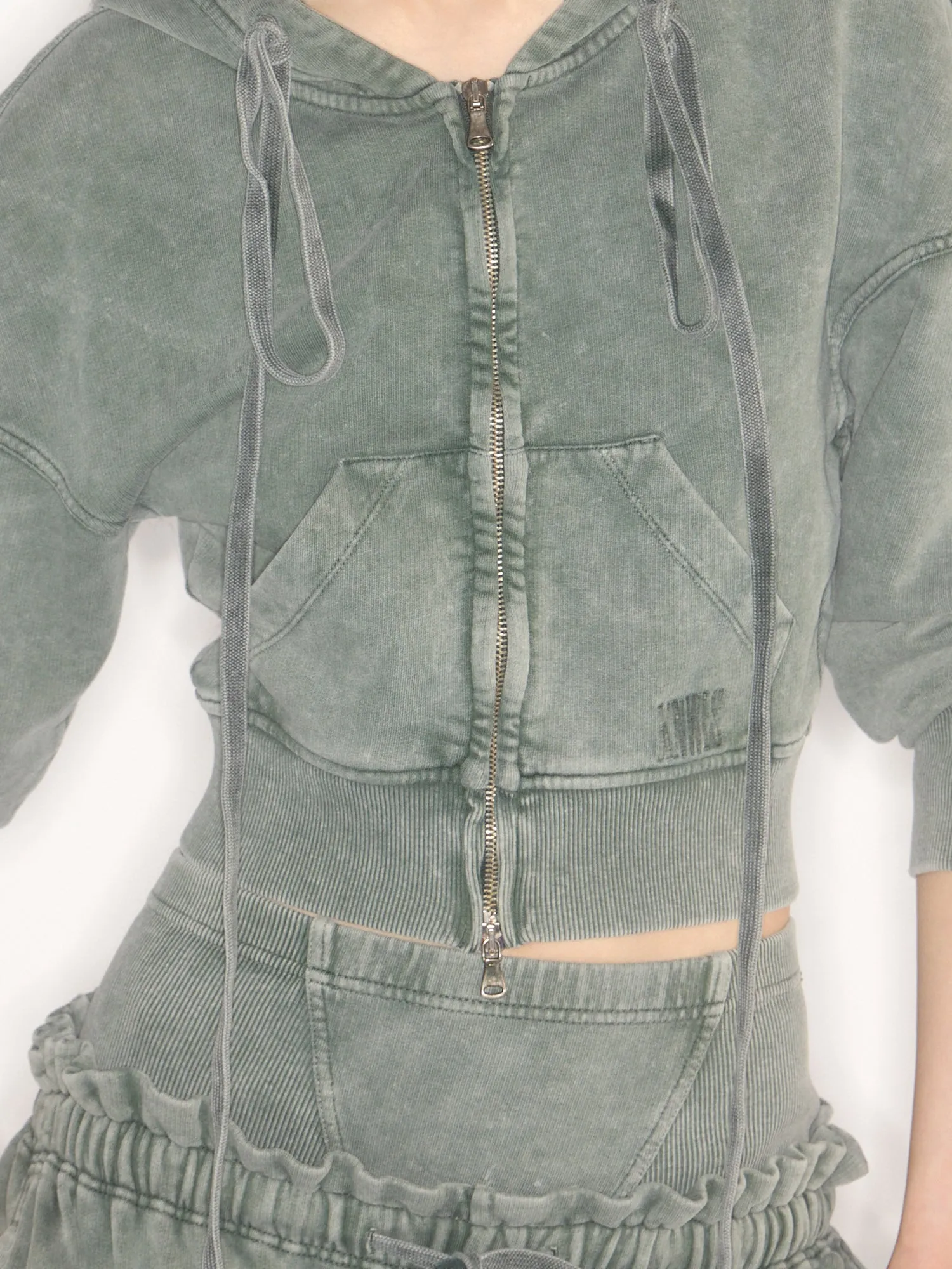 Haze Hoodie Sage sold by KNWLS product image thumbnail 5