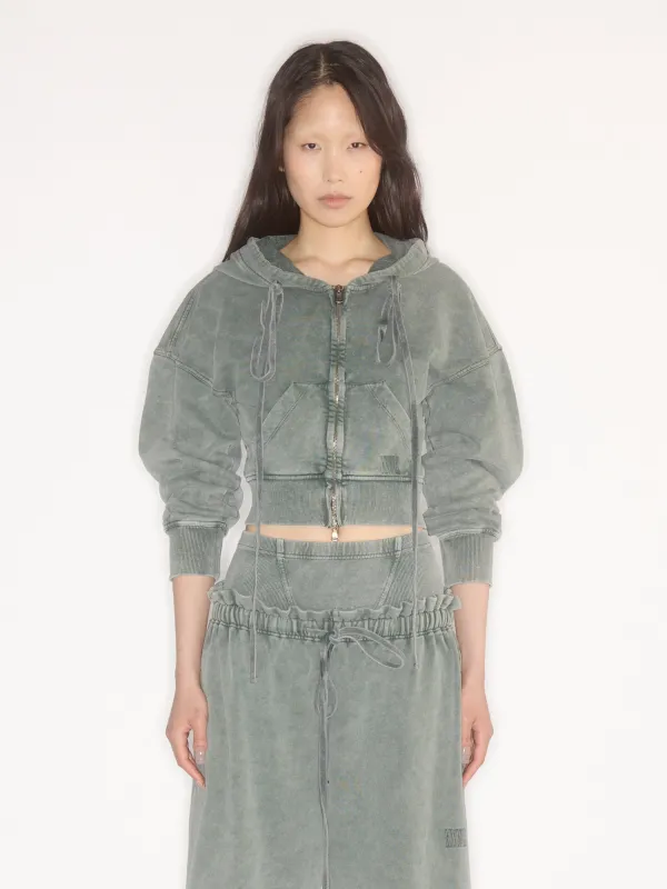 Haze Hoodie Sage made by KNWLS