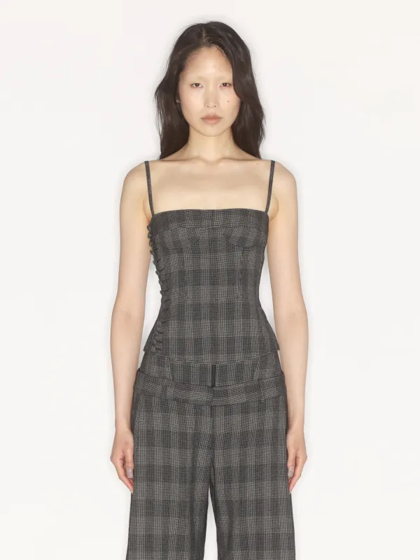 Jett Bustier Glen Check made by KNWLS