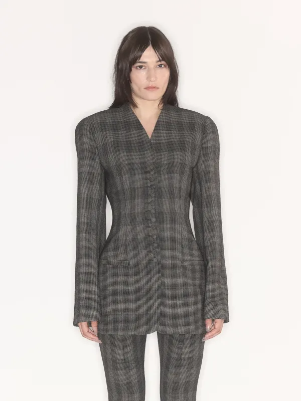 Jett Tailored Jacket Glen Check made by KNWLS