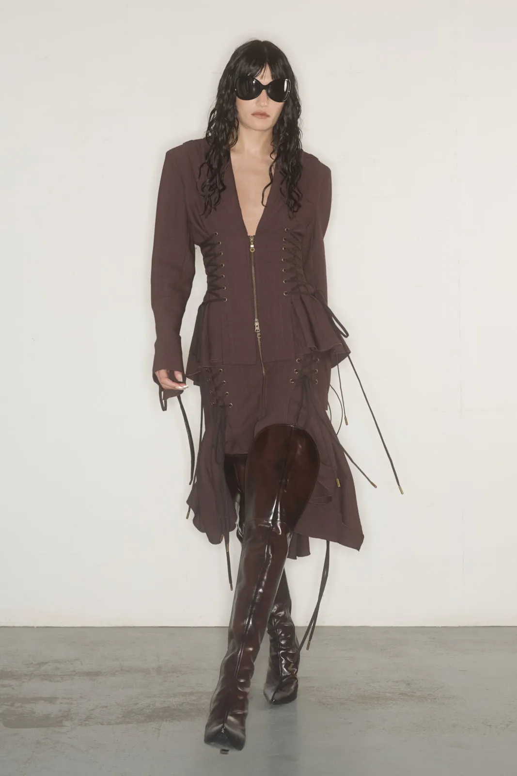 Moxie Skirt Aubergine sold by KNWLS product image thumbnail 3