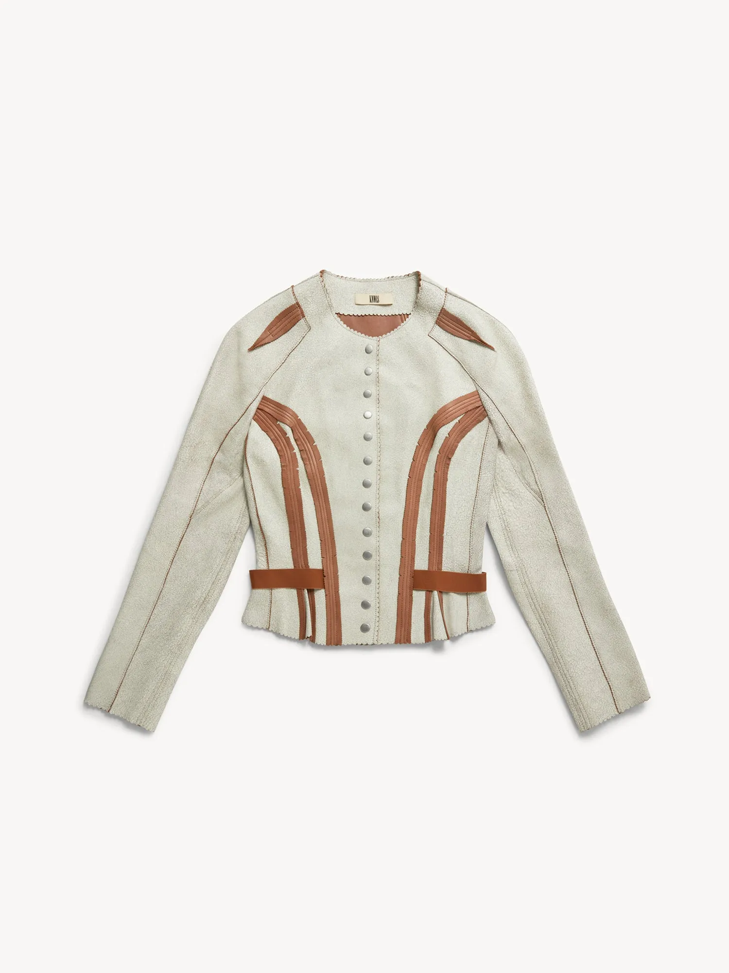 Scallop Jacket Ivory sold by KNWLS