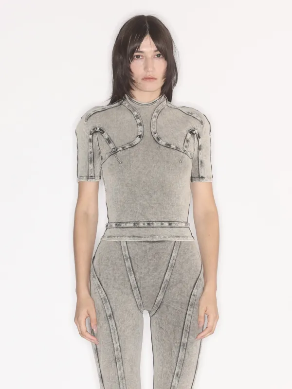 Scuba Top Washed Black made by KNWLS