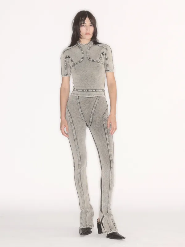 Scuba Trousers Washed Black made by KNWLS