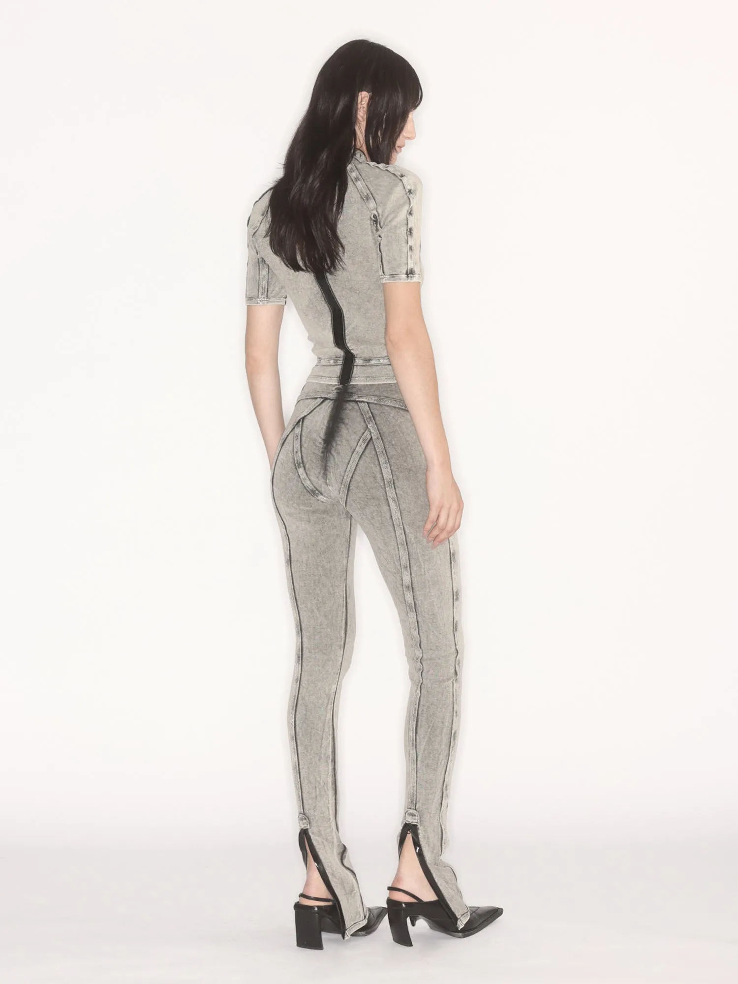 Scuba Trousers Washed Black sold by KNWLS product image thumbnail 2