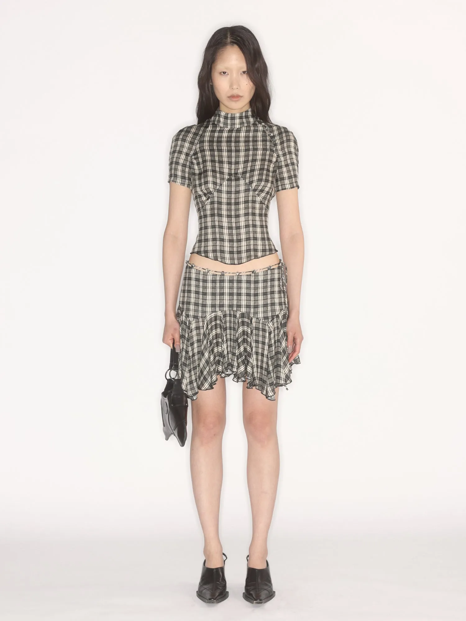 Tess Skirt Combi Check sold by KNWLS product image thumbnail 2