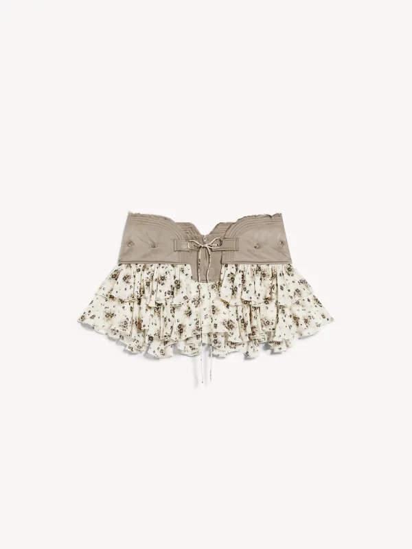 Sable Mini Skirt Floral made by KNWLS