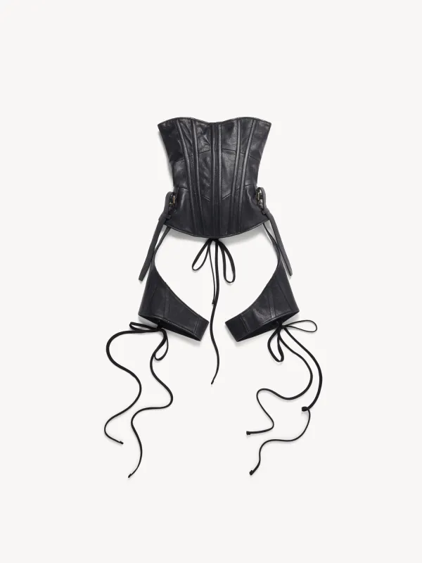 Veil Corset Black made by KNWLS