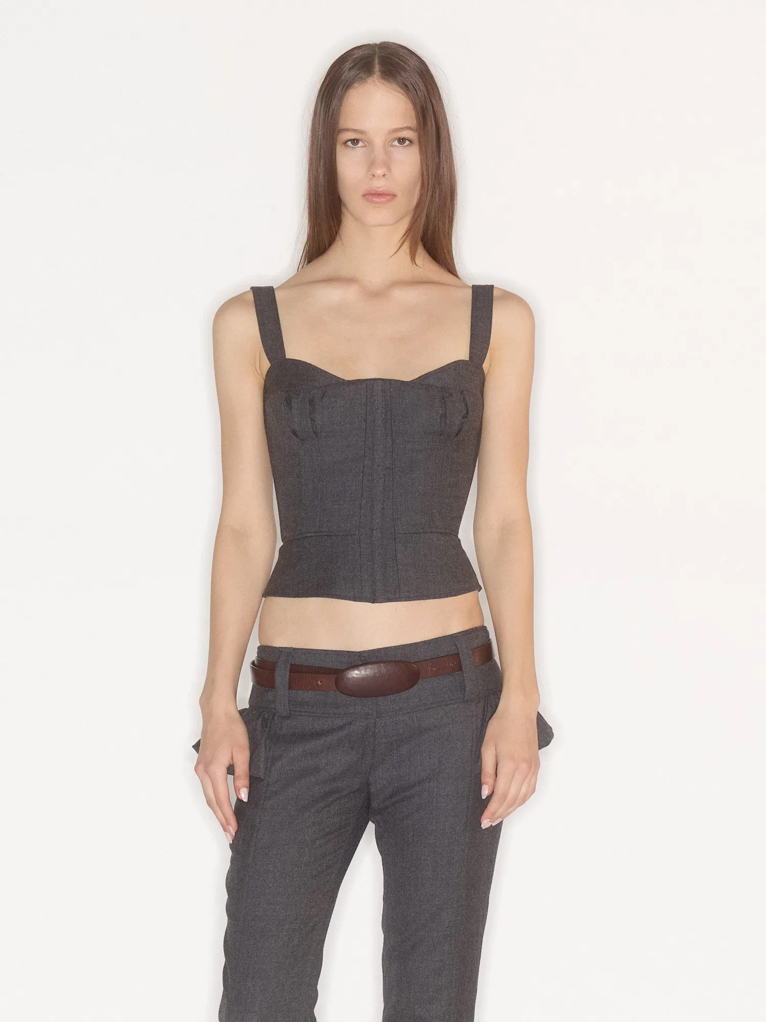 Victoria Corset Charcoal sold by KNWLS product image thumbnail 2