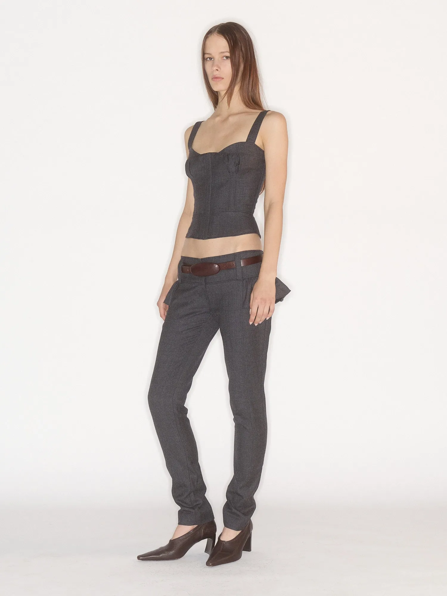 Victoria Corset Charcoal sold by KNWLS product image thumbnail 3