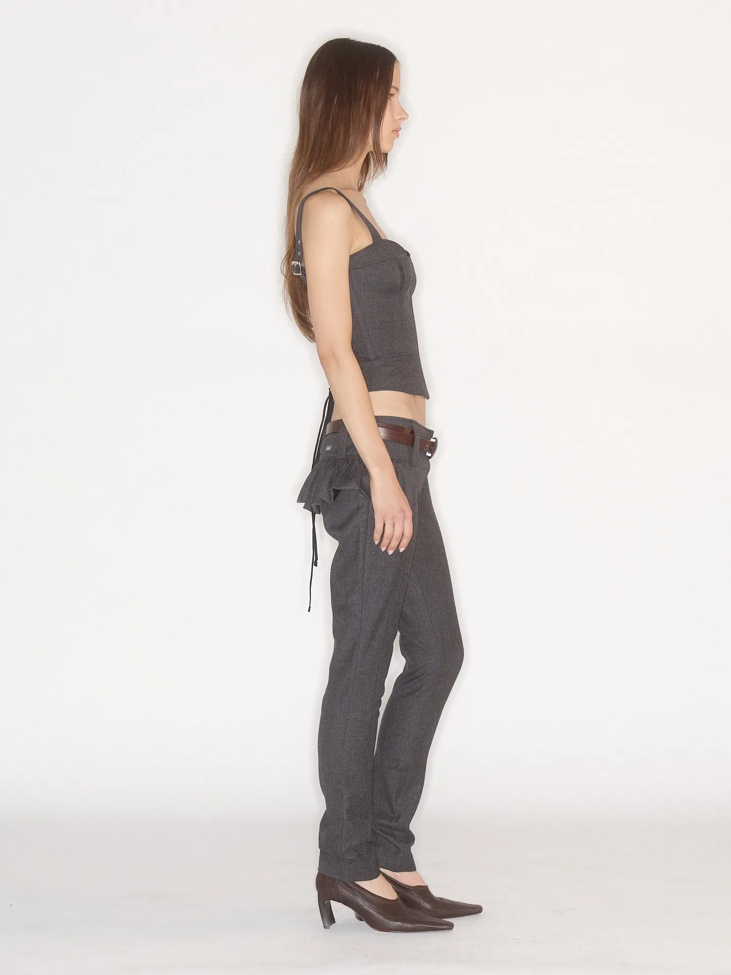 Victoria Corset Charcoal sold by KNWLS product image thumbnail 4