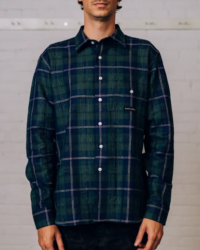Glitch Plaid Shirt sold by Raised by Wolves