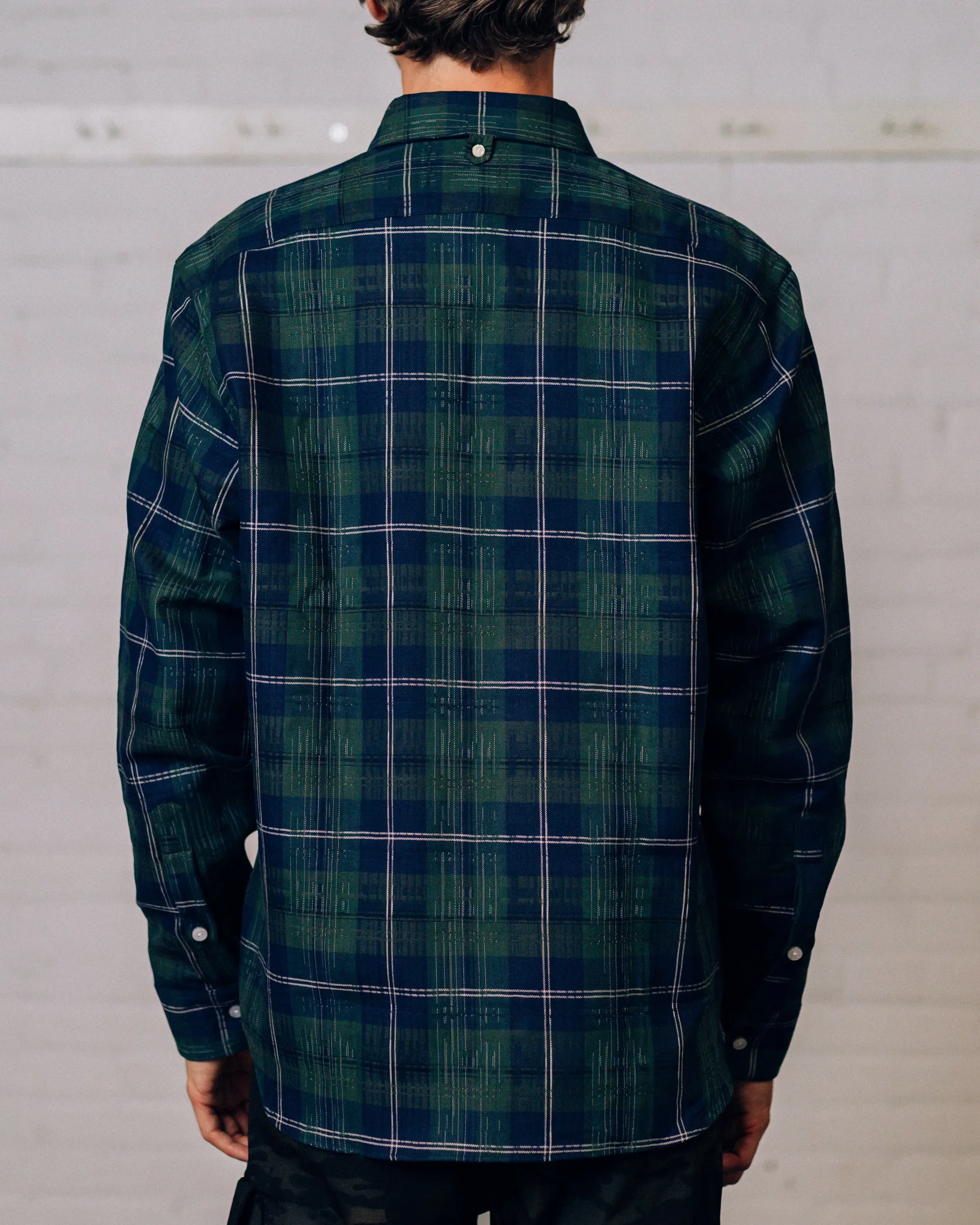 Glitch Plaid Shirt sold by Raised by Wolves product image thumbnail 4