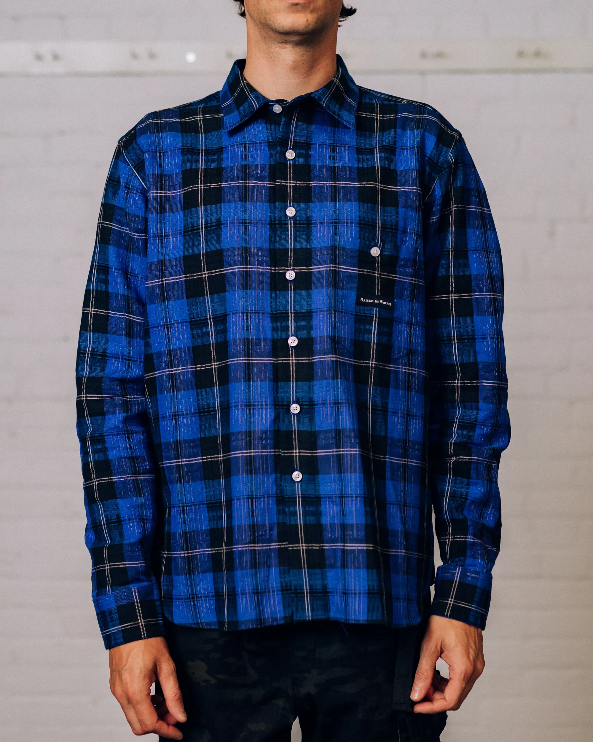 Glitch Plaid Shirt sold by Raised by Wolves