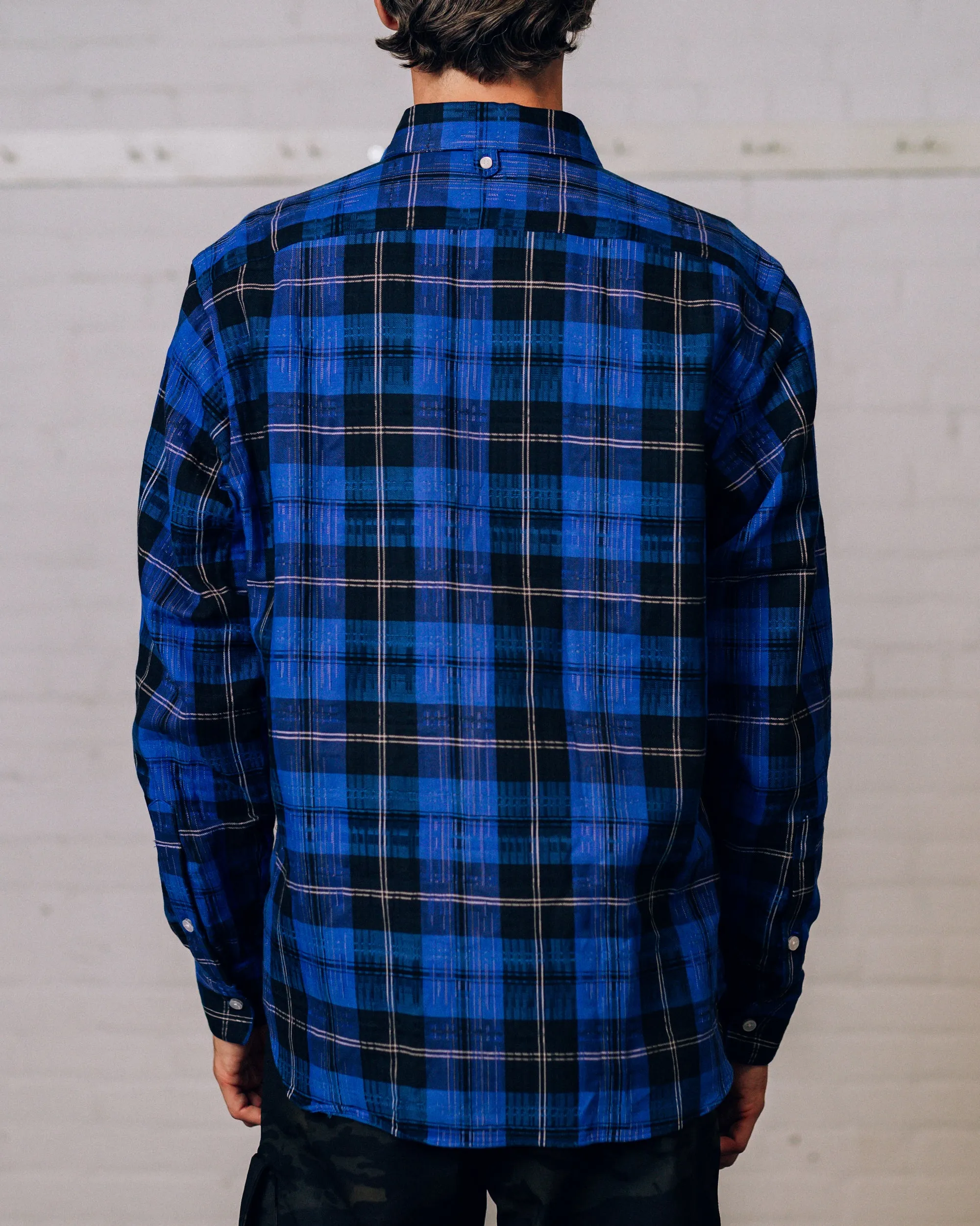 Glitch Plaid Shirt sold by Raised by Wolves product image thumbnail 2