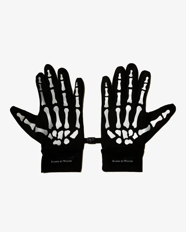 Skeleton Running Gloves sold by Raised by Wolves