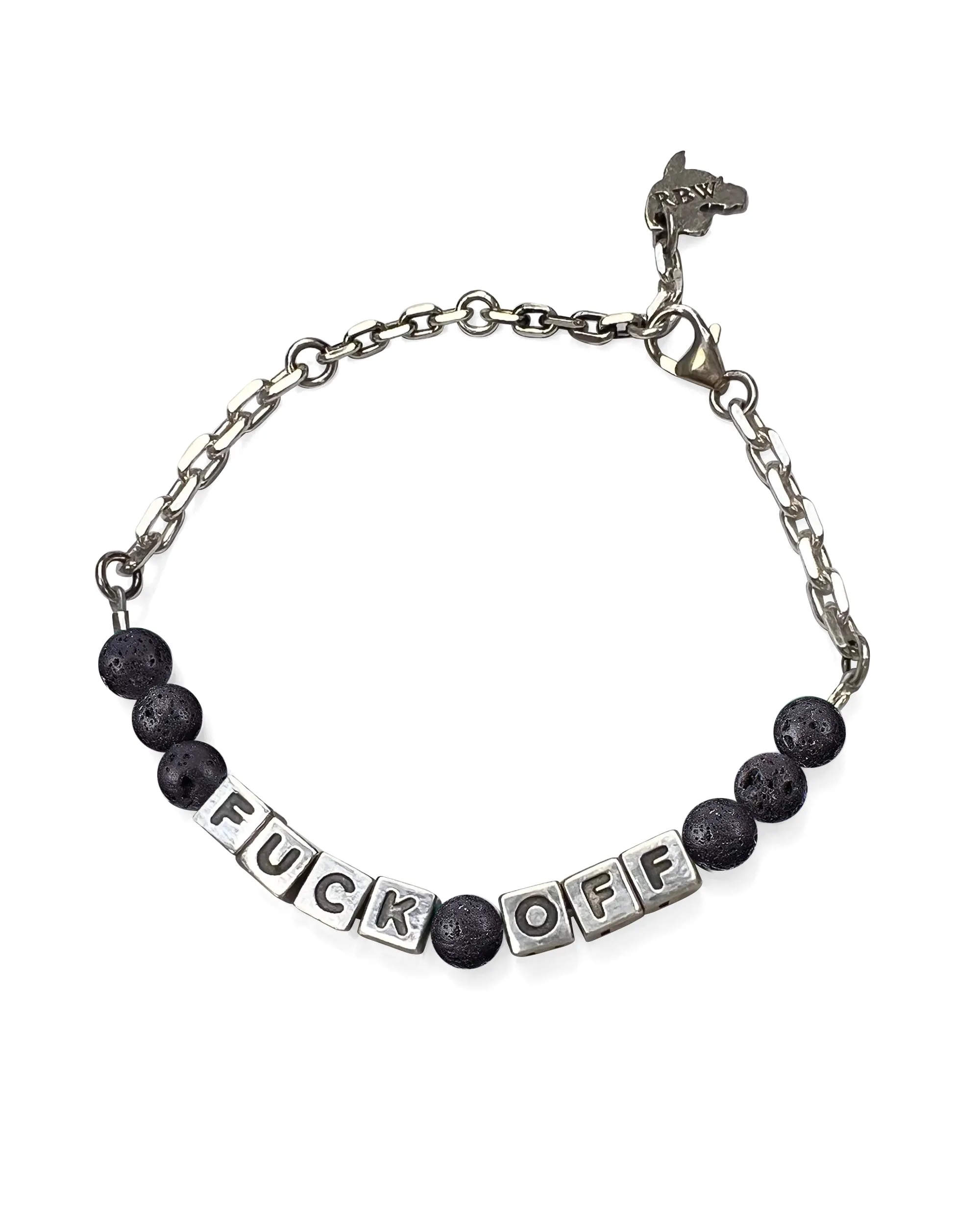 Fuck Off Bracelet (Pre-Order) sold by Raised by Wolves product image thumbnail 4