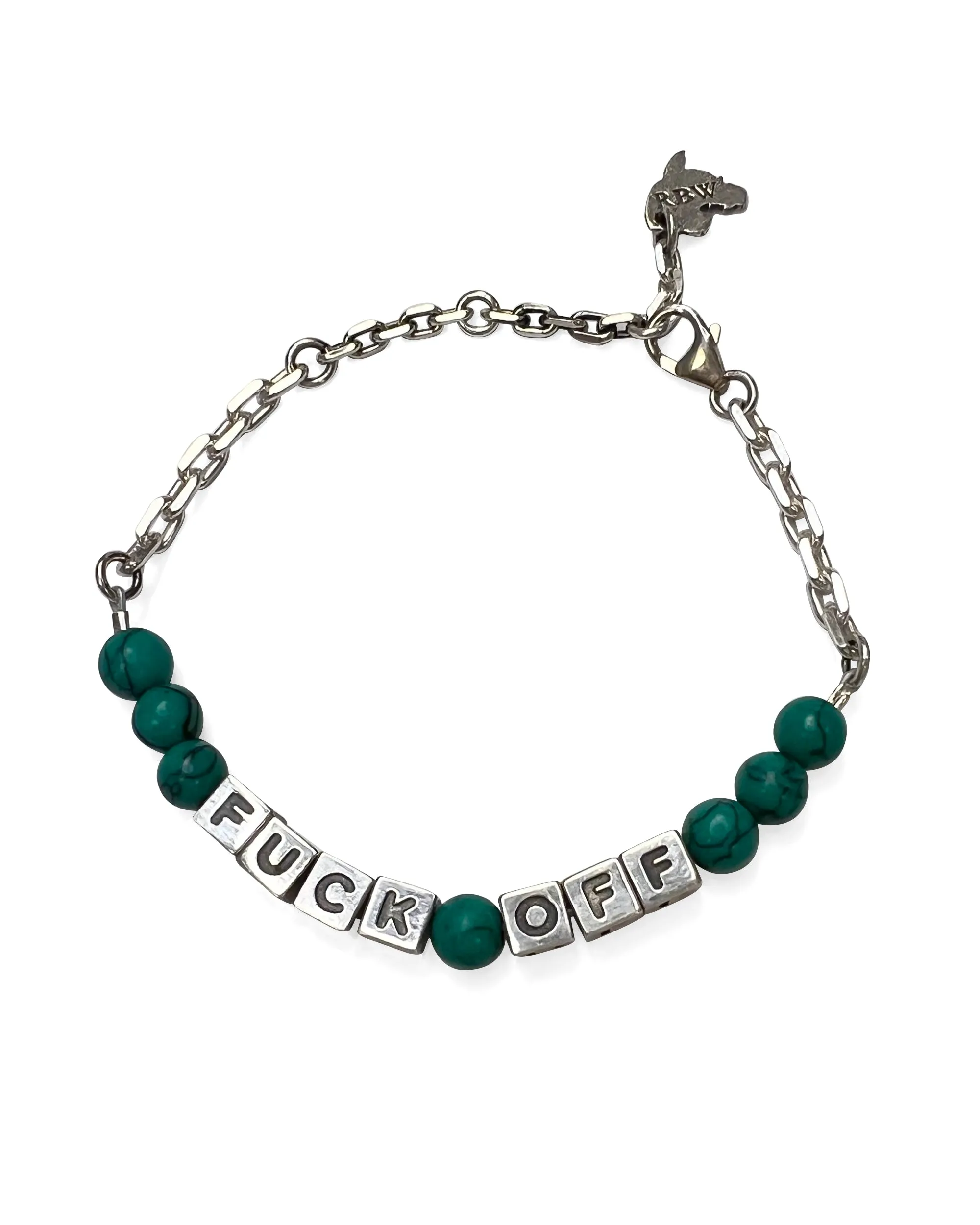 Fuck Off Bracelet (Pre-Order) sold by Raised by Wolves product image thumbnail 2