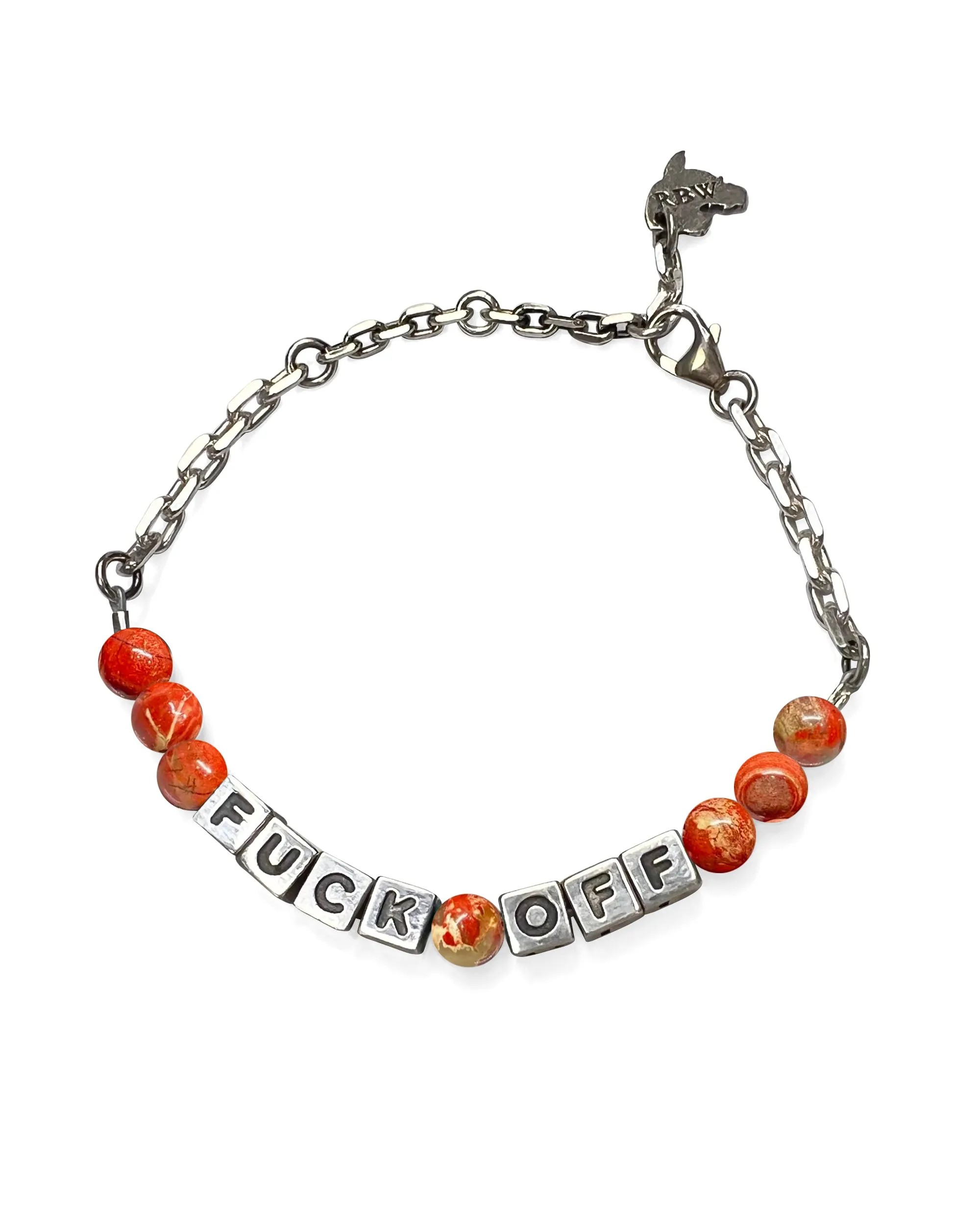 Fuck Off Bracelet (Pre-Order) sold by Raised by Wolves product image thumbnail 3