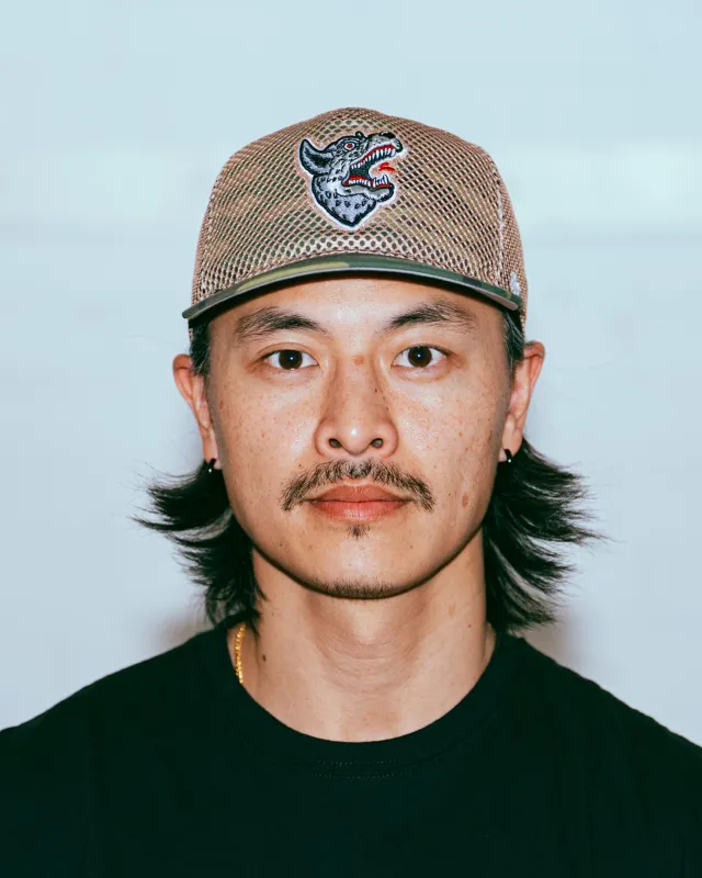 Mesh Overlay Hat made by Raised by Wolves