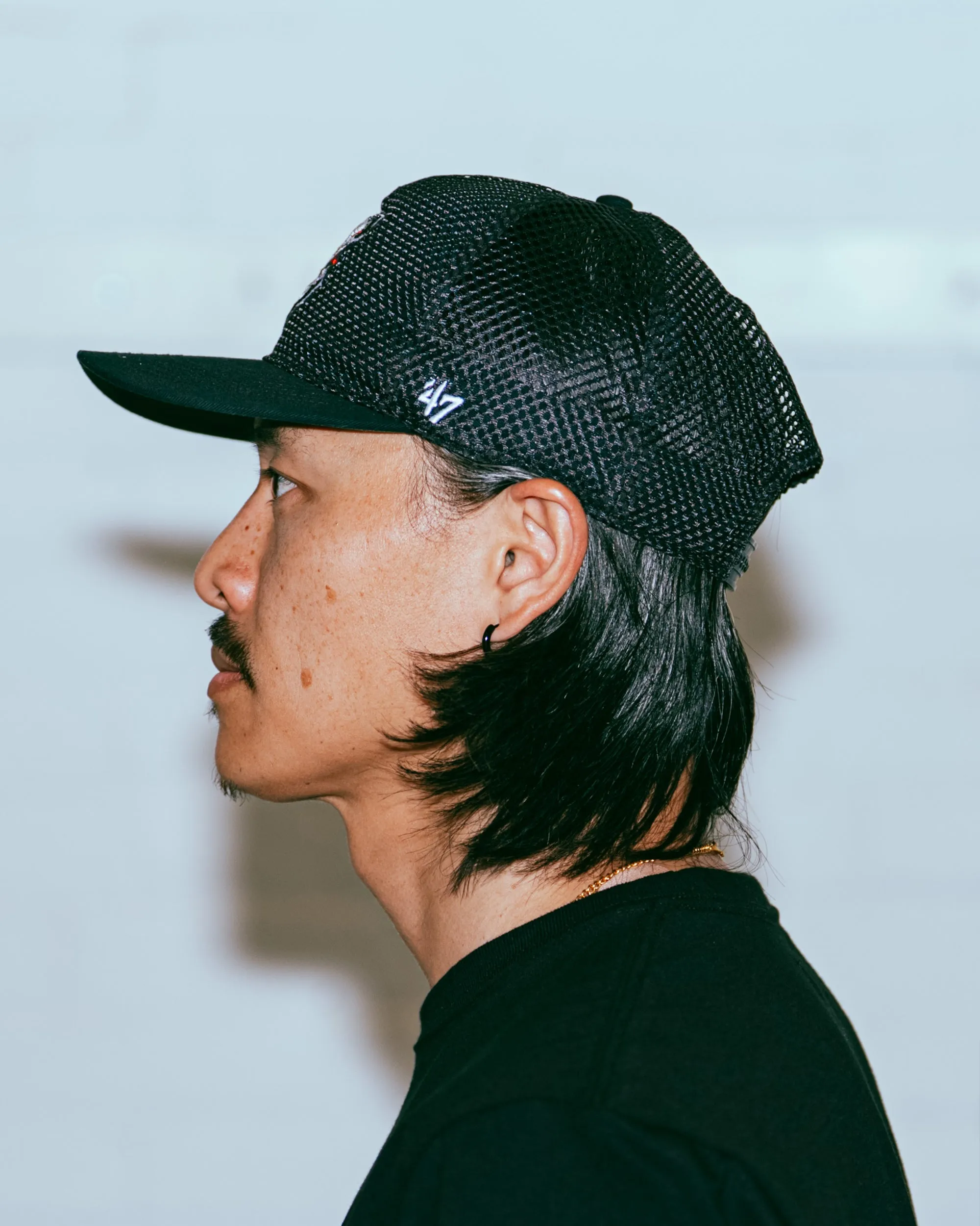 Mesh Overlay Hat sold by Raised by Wolves product image thumbnail 5
