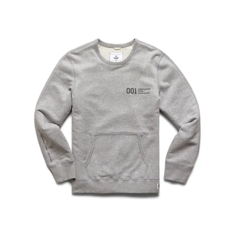 Midweight Terry Crewneck - U - norda x Reigning Champ/Heather made by Norda