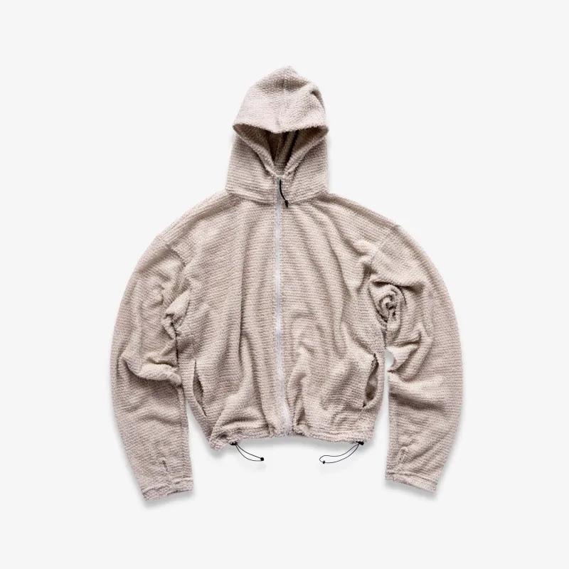 Shag Zip Hoodie - U - gnorda/Moon Rock sold by Norda